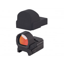 Коллиматор Gaut Tourmaline 1x26x22, открытый, точка 3 МOA красная, Weaver