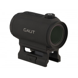 Коллиматор Gaut Tourmaline 1x25, закрытый, точка 2 МOA красная, Weaver