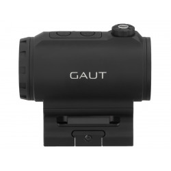 Коллиматор Gaut Tourmaline 1x25, закрытый, точка 2 МOA красная, Weaver