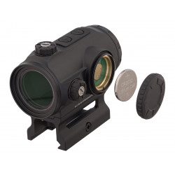 Коллиматор Gaut Tourmaline 1x25, закрытый, точка 3 МOA зелёная, Weaver