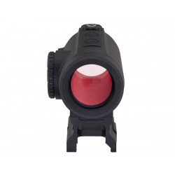 Коллиматор Gaut Tourmaline 1x29, закрытый, точка/круг красные, Weaver