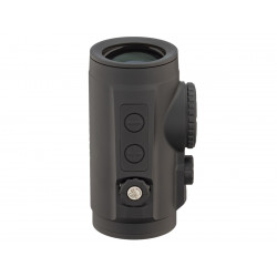 Коллиматор Gaut Tourmaline 1x29, закрытый, точка/круг красные, Weaver