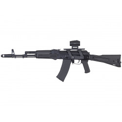 Коллиматор Gaut Tourmaline 1x29, закрытый, точка/круг красные, Weaver