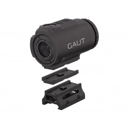 Прицел призматический Gaut Sapphire 1x18, HD, подсветка красная, Picatinny