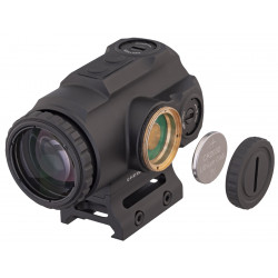 Прицел призматический Gaut Sapphire 1x18, HD, подсветка красная, Picatinny