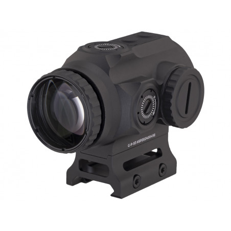Прицел призматический Gaut Sapphire 3x18, HD, подсветка красная, Picatinny