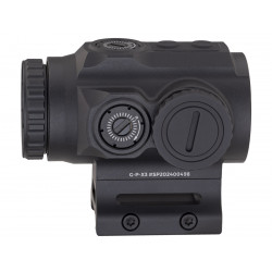 Прицел призматический Gaut Sapphire 3x18, HD, подсветка красная, Picatinny