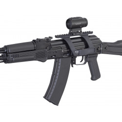 Прицел призматический Gaut Sapphire 3x18, HD, подсветка красная, Picatinny