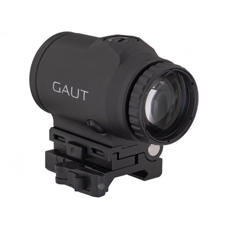 Увеличитель Gaut Garnet 3x18, откидной, быстросъёмный кронштейн, Picatinny