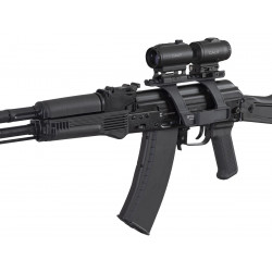 Увеличитель Gaut Garnet 3x18, откидной, быстросъёмный кронштейн, Picatinny