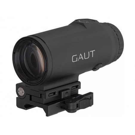 Увеличитель Gaut Garnet 5x30, откидной, быстросъёмный кронштейн, Picatinny