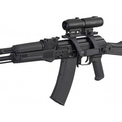 Увеличитель Gaut Garnet 5x30, откидной, быстросъёмный кронштейн, Picatinny