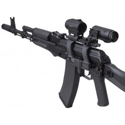 Увеличитель Gaut Garnet 5x30, откидной, быстросъёмный кронштейн, Picatinny