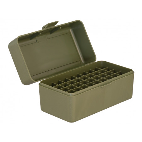 Кейс ShotTime BX-908 для 50 патронов 7.62x54R, полипропилен, зелёный