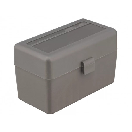 Кейс ShotTime BX-909 для 50 патронов 308 Win., полипропилен, серый