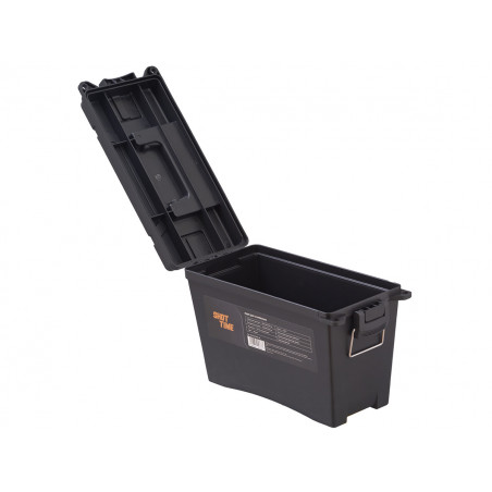 Ящик ShotTime для патронов средний, полипропилен, водозащищённый, чёрный