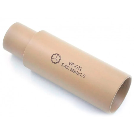 Дожигатель Вектор-7.62 VR-DTLS, для Сайги-МК исп. 30, M24x1.5, калибр 5.45/.223, койот, сталь