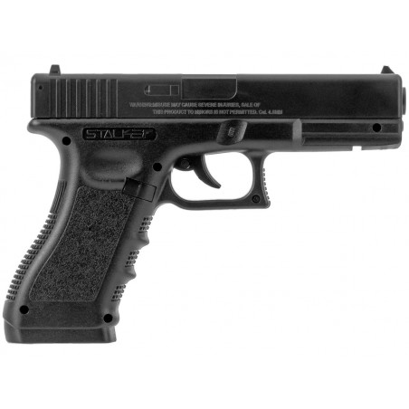 Пистолет пневматический Stalker S17 (Glock17) к.4,5мм