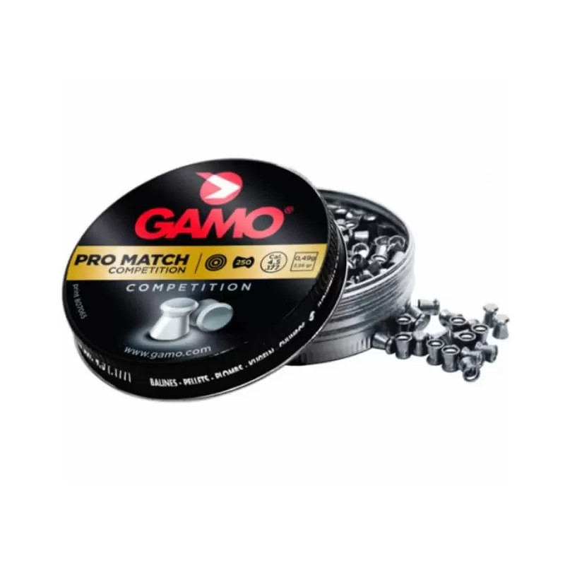Пули пневматические GAMO PRO-MATCH 5,5мм, 1,0г (250 шт)