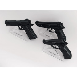 подставка для пистолетов Stalker треугольник, пластик прозрачный