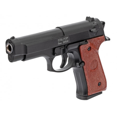 Пистолет пневматический Stalker SA92M Spring (Beretta 92), мини, к.6мм