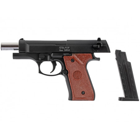 Пистолет пневматический Stalker SA92M Spring (Beretta 92), мини, к.6мм