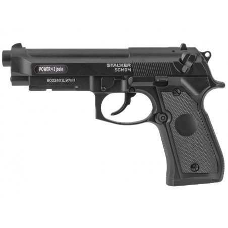 Пистолет пневматический Stalker SCM9M (Beretta M9) к.6мм