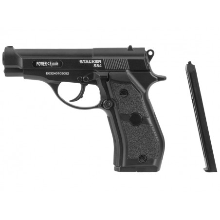Пистолет пневматический Stalker S84 (Beretta 84) к.4,5мм
