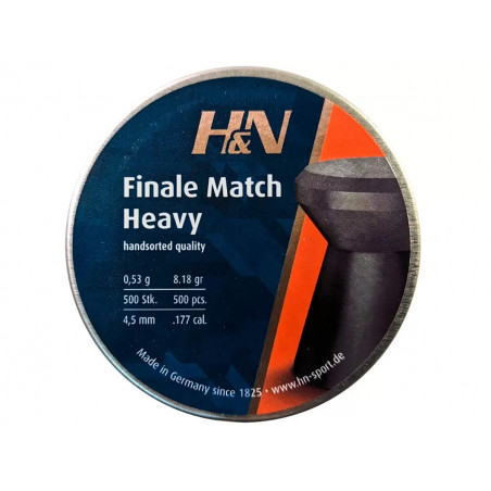 Пульки HN Finale match Heavy винтовочные 4,49 мм (500 шт)