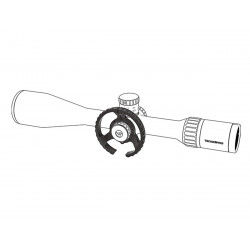 Колесо отстройки Vector Optics Continental Scope Big Side Wheel GenII 88мм