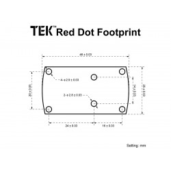 Кронштейн Vector Optics TEK Lower 1/3 Co-Witness Cantilever Picatinny Riser