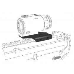 Кронштейн Vector Optics RUM Picatinny Riser Mount низкий с выносом