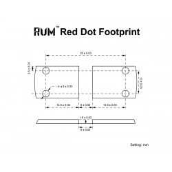 Кронштейн Vector Optics RUM Picatinny Riser Mount низкий с выносом