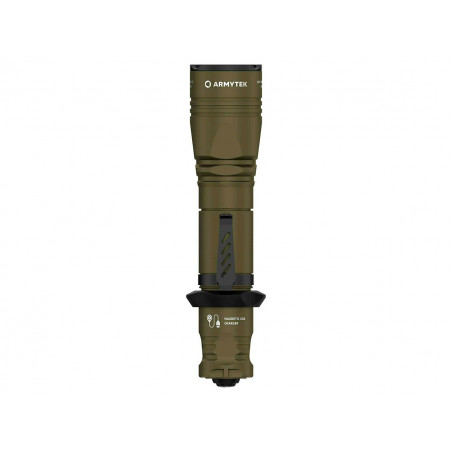 Фонарь Armytek Dobermann Pro Magnet USB Olive XHP35 HI 1500 lm белый