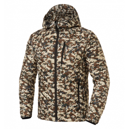 Куртка мужская H.U.T. Taibola, пуховая, пакуемая, камуфляж Trailblazer