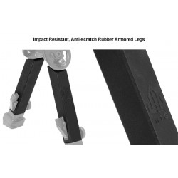 Сошки UTG на Picatinny и под антабку, высота 15,2-21,6см, быстросъемные