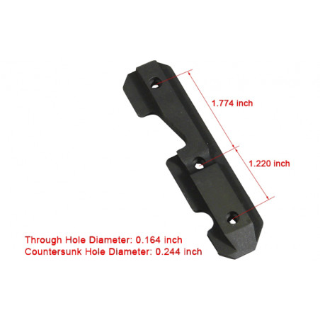 Боковая планка 11мм UTG для АК/Сайга, сталь