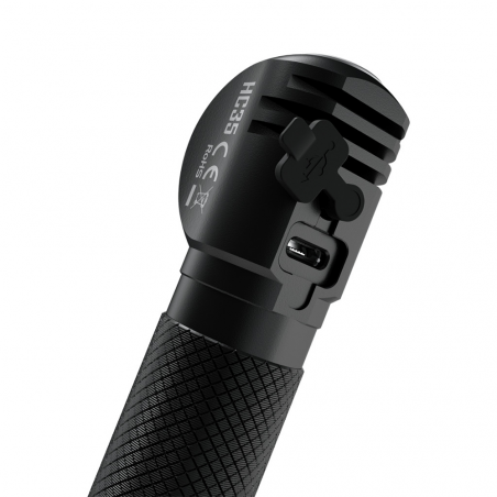 Фонарь налобный Nitecore HC35 2700 люмен, дальность 134м, магнитное основание