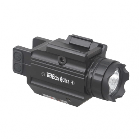 Лазерный целеуказатель Vector Optics Red Laser + фонарь
