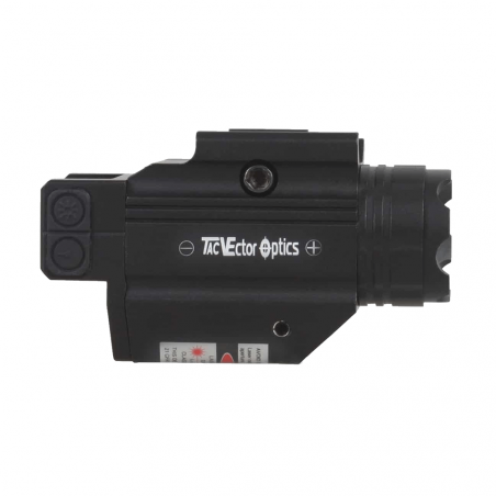 Лазерный целеуказатель Vector Optics Red Laser + фонарь