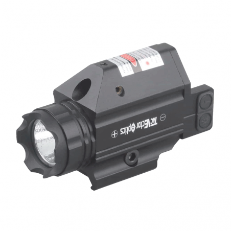Лазерный целеуказатель Vector Optics Red Laser + фонарь