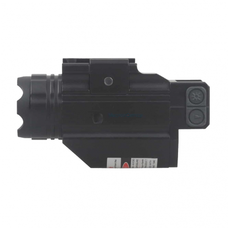 Лазерный целеуказатель Vector Optics Red Laser + фонарь