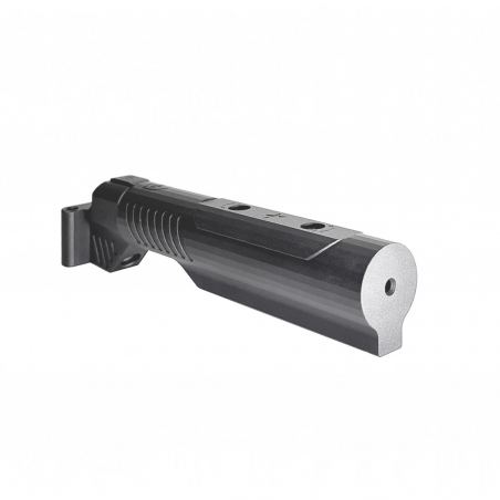 Завышенный Адаптер приклада с трубой АК А MIL/COM Рус дефенс для АК/Сайга исп.30 , черный