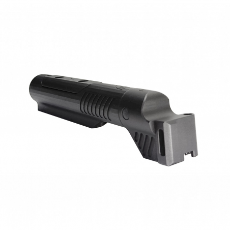 Завышенный Адаптер приклада с трубой АК9 А Рус дефенс MIL/COM для АК/Сайга исп.30, черный