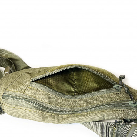 Сумка поясная Соболь с Velcro-панелью, олива