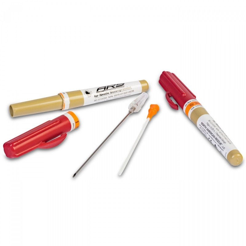 Декомпрессионная игла NAR ARS Chest Decompression Needle 14 ga (США)
