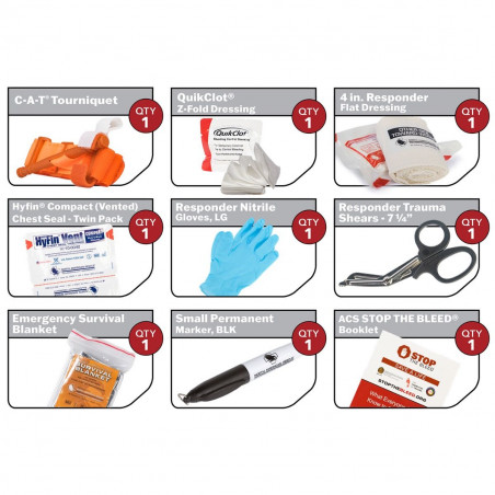 Аптечка (IFAK) NAR Premium Personal STOP THE BLEED Kit - Quikclot (84-0022) (США)