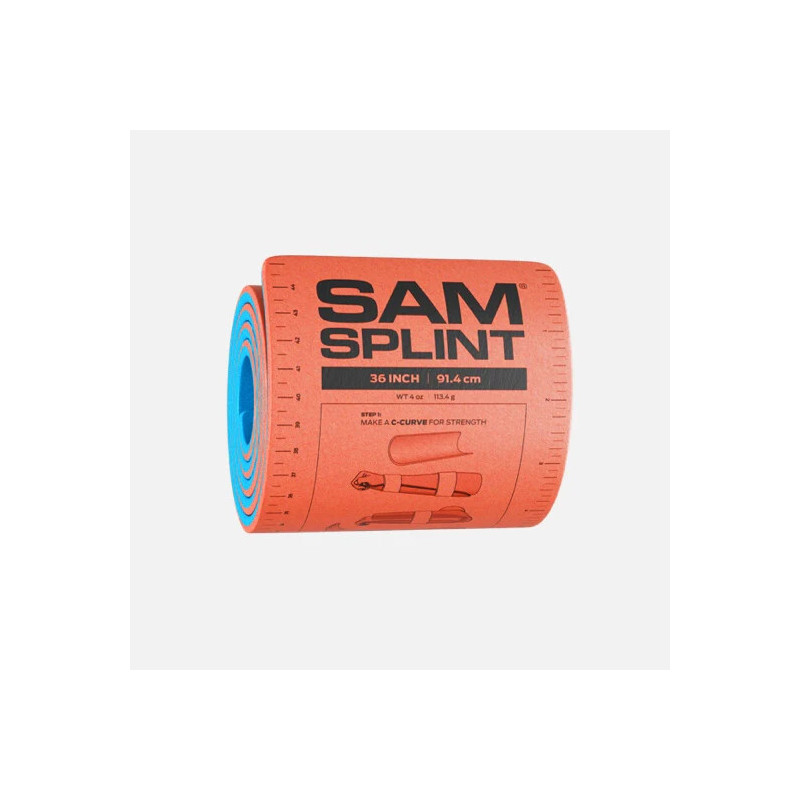 Иммобилизационная шина Sam Splint II (США) | Круглая, Оранжевый