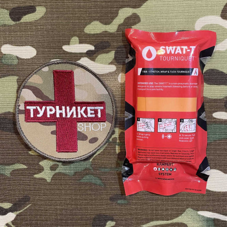 Кровоостанавливающий турникет (жгут) SWAT-T Tourniquet (США), Оранжевый