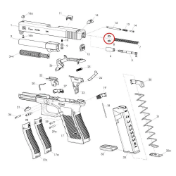 Фиксатор пружины ударника GLOCK